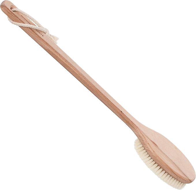REDECKER Extra Long Beechwood Bath Brush by Redecker