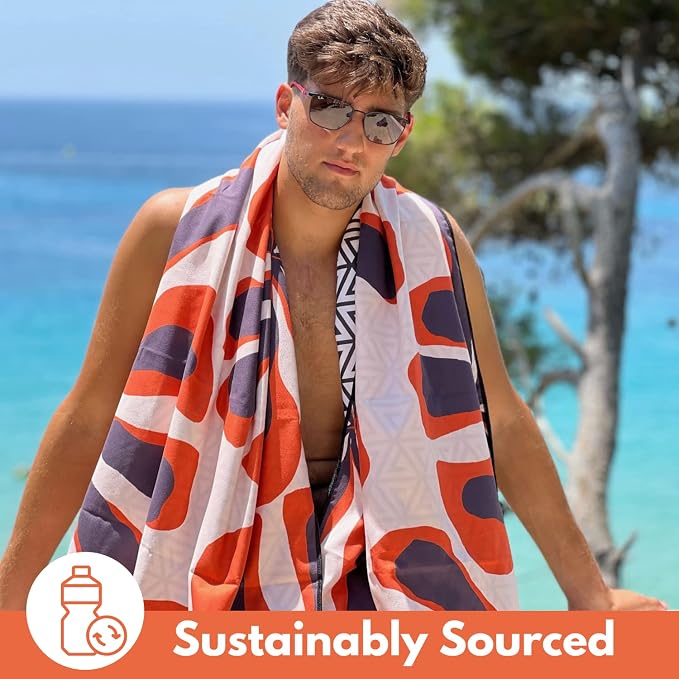 ECCOSOPHY Microfiber Beach Towel - Image 2