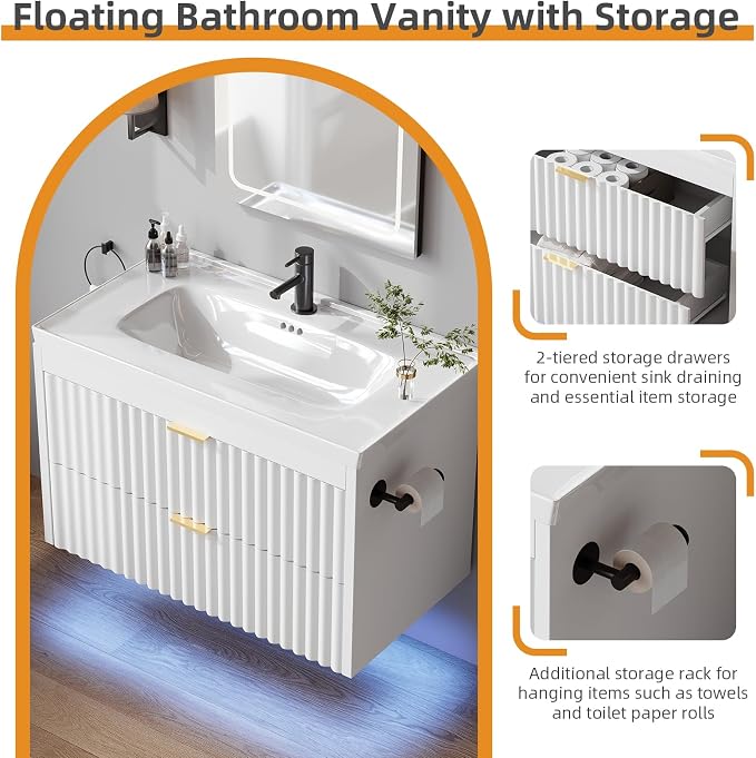 4ever2buy 24 Inch Bathroom Vanity - Image 5