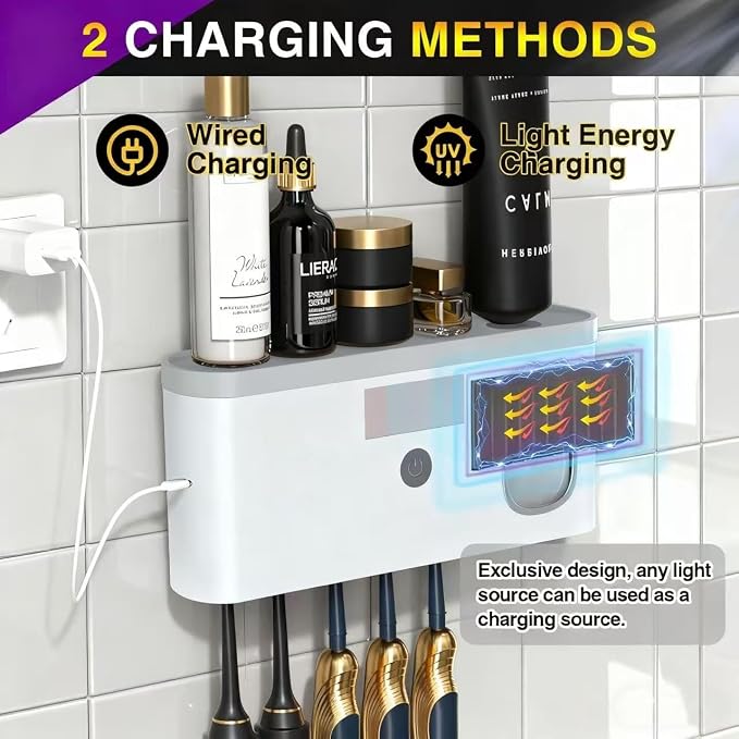 Wall Mounted Toothbrush Holder - Image 2