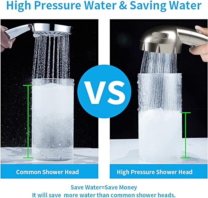 KAIYING Drill-Free High Pressure Handheld Shower Head - Image 5