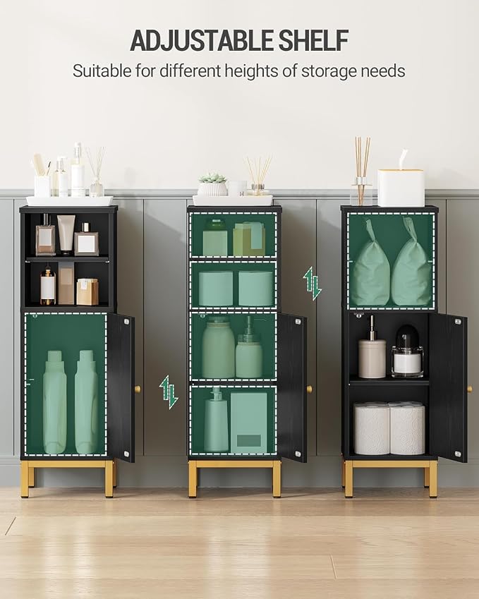 Bathroom Storage Cabinet, Corner Floor Cabinet - Image 6