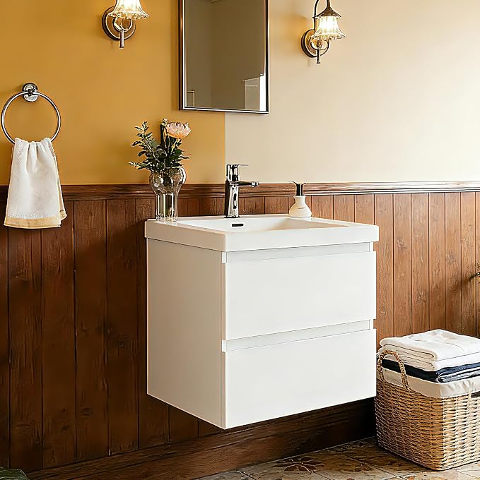 Modern 24" Floating Bathroom Vanity by VUMALL