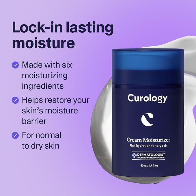 Curology Cream Moisturizer, Rich Hydrating Face Lotion - Image 4