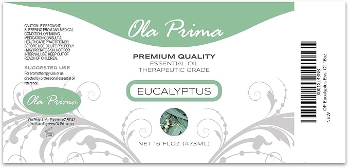 Ola Prima Eucalyptus Essential Oil 16oz Bulk – Therapeutic Grade - Image 9