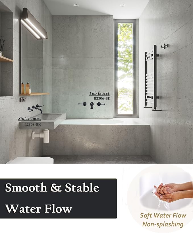 High Flow Wall Mount Tub Filler - Image 3