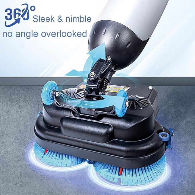 Professional-Grade Mini Floor Scrubber Ultra-Compact & Portable Cordless Design - Image 2