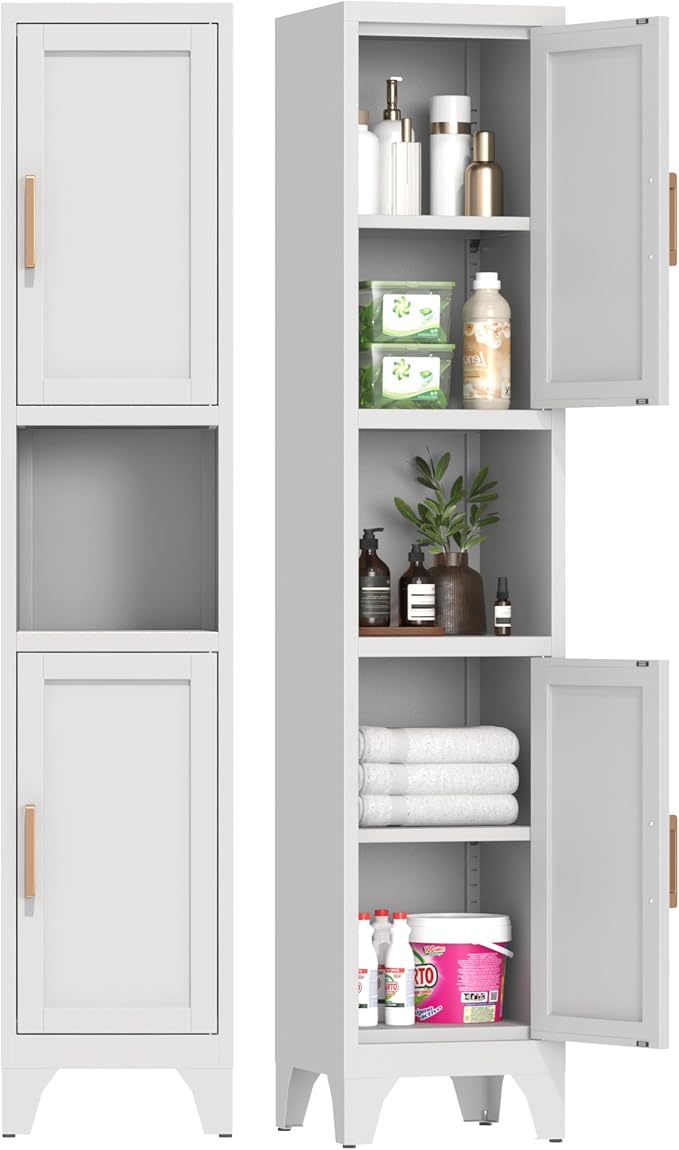 67" H Tall Bathroom Storage Cabinet by Kooyon