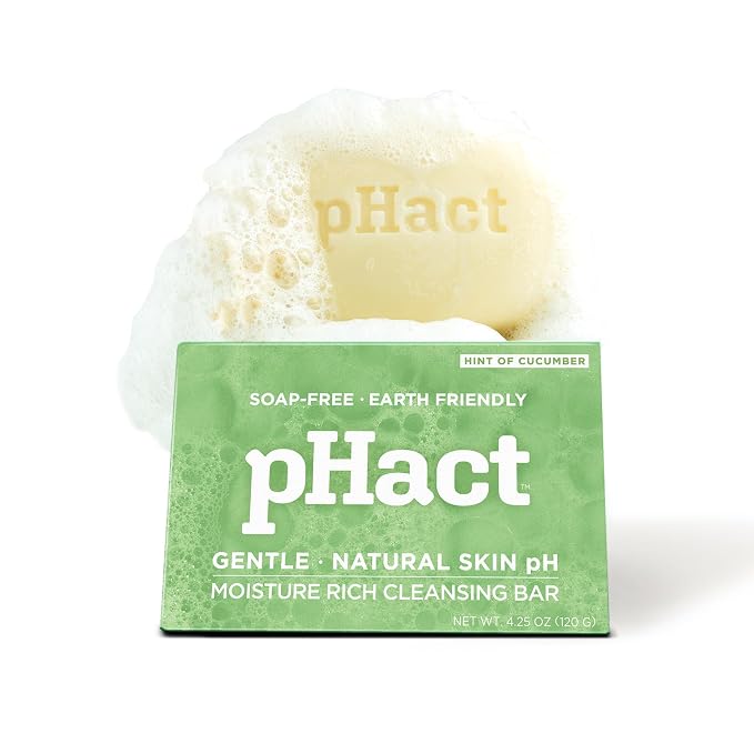 ANDREW LESSMAN pHact Moisture-Rich, Soap-Free Cleansing Bar Cucumber. Natural by ProCapsbyAndrewLessman