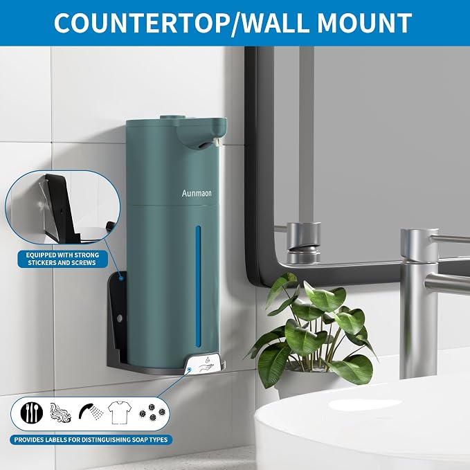 Aunmaon Automatic Soap Dispenser Touchless, Kitchen & Bathroom, Hands-Free - Image 4