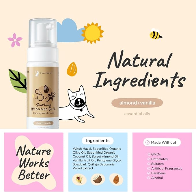 kin+kind Waterless Dry Shampoo for Dogs - Image 4