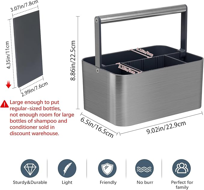 Portable Shower Caddy Basket Bin - Image 2