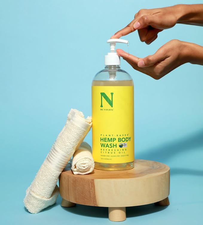 Dr. Natural Hemp Body Wash, 32 oz - Image 6
