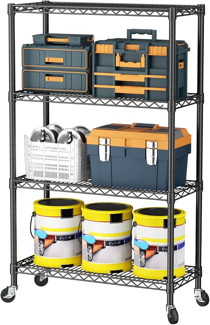 SINGAYE 4 Tier Adjustable Storage Shelf - Image 7