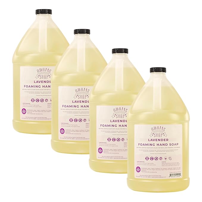 Adams Handmade Soap Liquid Foaming Soap 1 Gal by AdamsHandmadeSoap