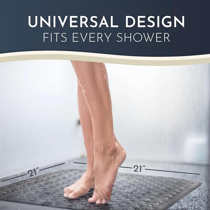 homerella® Shower Mat Non Slip Anti Mold, Non Slip Shower Mats - Image 2