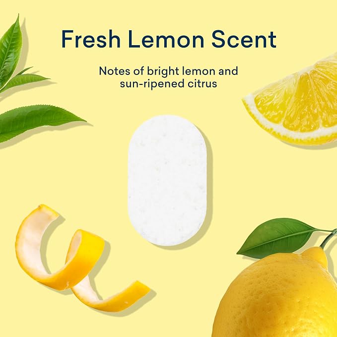 BLUELAND 100% Plastic-Free Dishwasher Detergent Tablets, Lemon Zest Scent - Image 4
