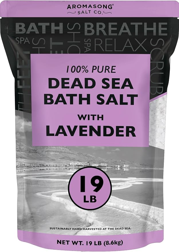 Aromasong Pure Dead Sea Salt for Soaking by Aromasong