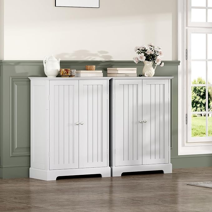 ChooChoo Bathroom Floor Cabinet, Modern Bathroom Storage Cabinet - Image 7