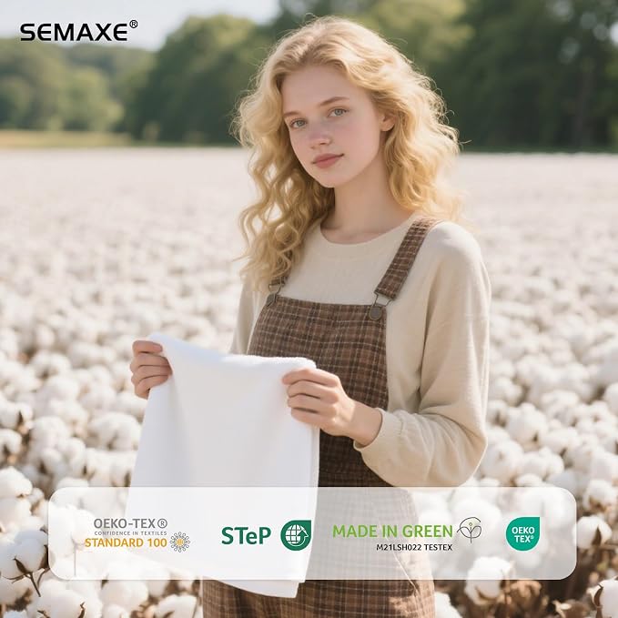 SEMAXE 12 Pack Hand Towels for Bathroom, 100% Cotton Towels - Image 3