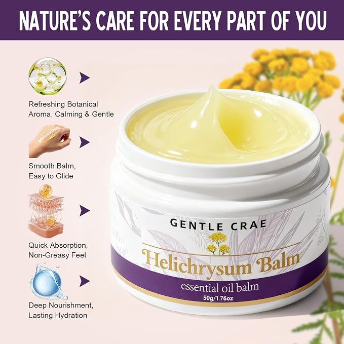 Extracts Helichrysum Balm — Moisturizing Helichrysum Essential Oil Balm - Image 2