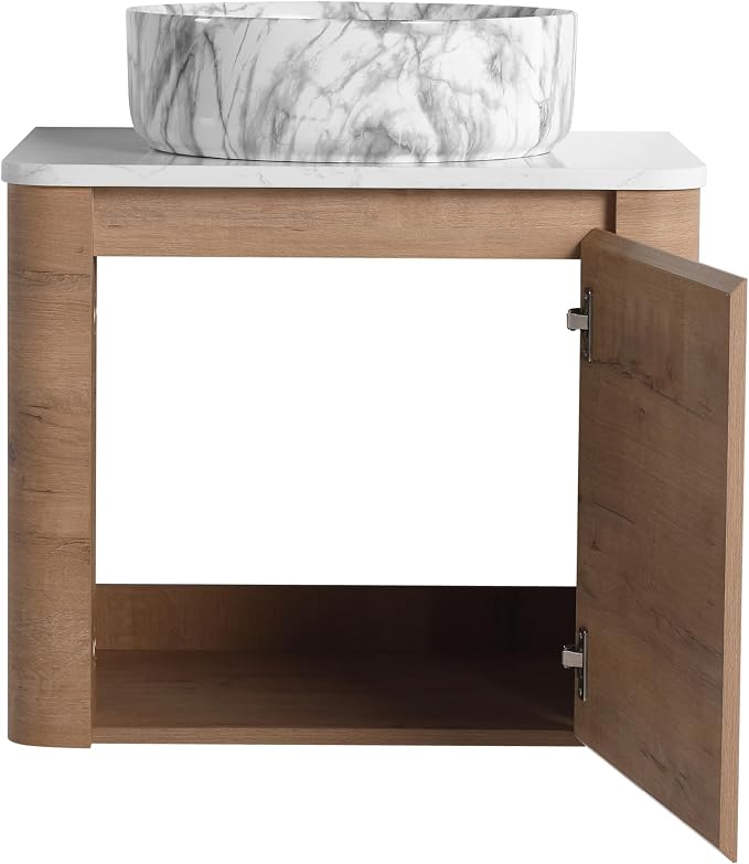 Malwee 24" Floating Bathroom Vanity - Image 8