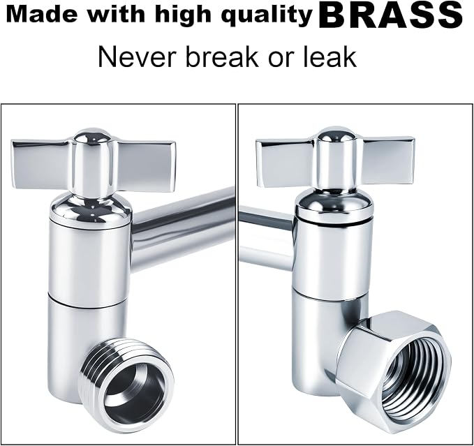 Heavy Duty Adjustable Shower Arm, Strong Load Support, No Sagging, Keeps Shower - Image 3
