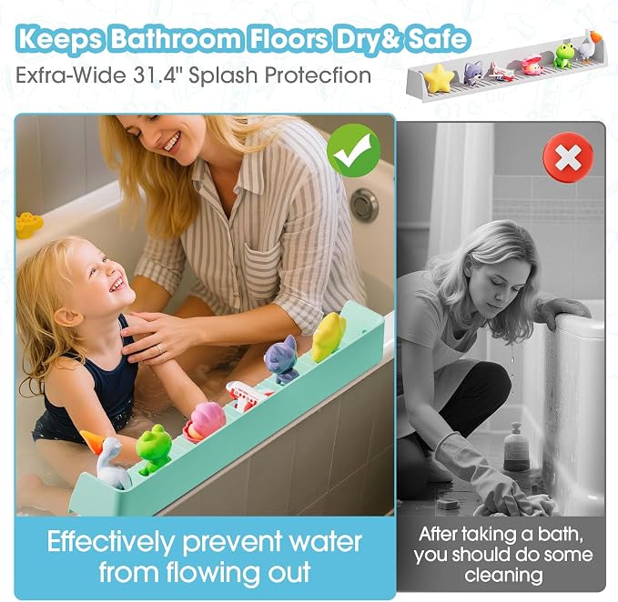 Bathtub Splash Guard for Kids - Image 3