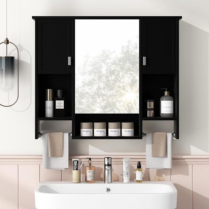 Bathroom Medicine Cabinet, Wall Mounted Bathroom Storage Cabinet - Image 2