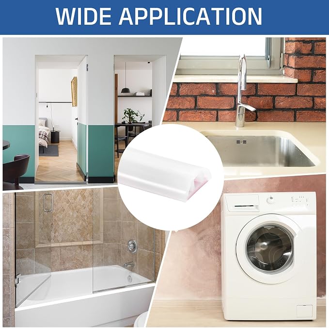 uxcell Shower Water Barrier, 1.18"W x 0.47"H - Image 6