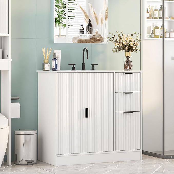 Freestanding Bathroom Vanity by Mepplzian