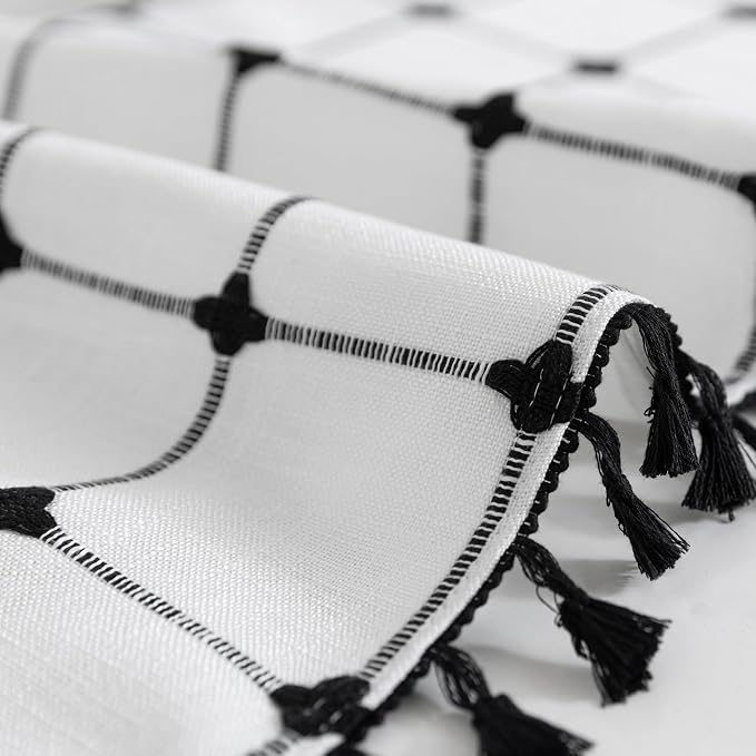ROSERY No Hook Shower Curtain - Image 3