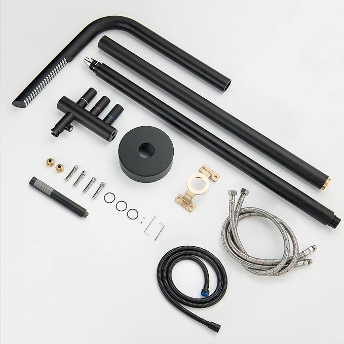 RBROHANT Outdoor Shower Brass Outside Shower Kit - Image 6