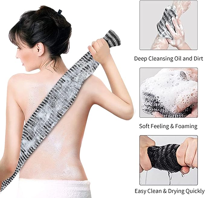 Yiclick Exfoliating Body Scrubber, Back Scrubber - Image 3