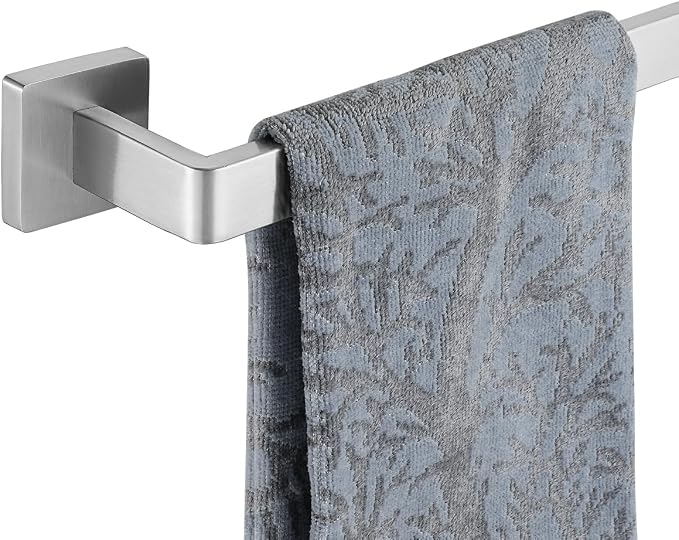 JQK Brushed Towel Bar, Rounded Edges 26.41 Inch Towel Rack, 304 Stainless Steel by Homeimprovement