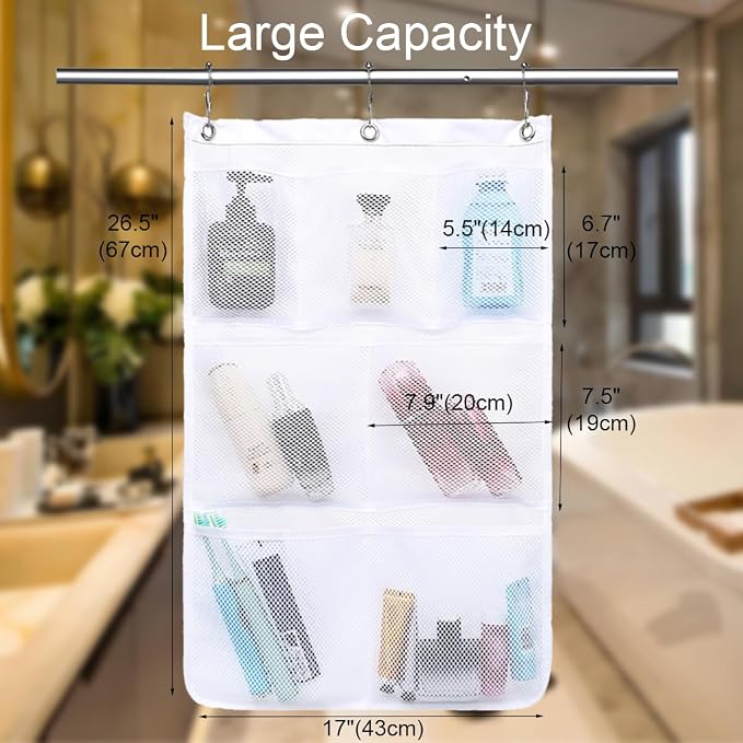 Hanging Mesh Shower Caddy for Bathroom - Image 2