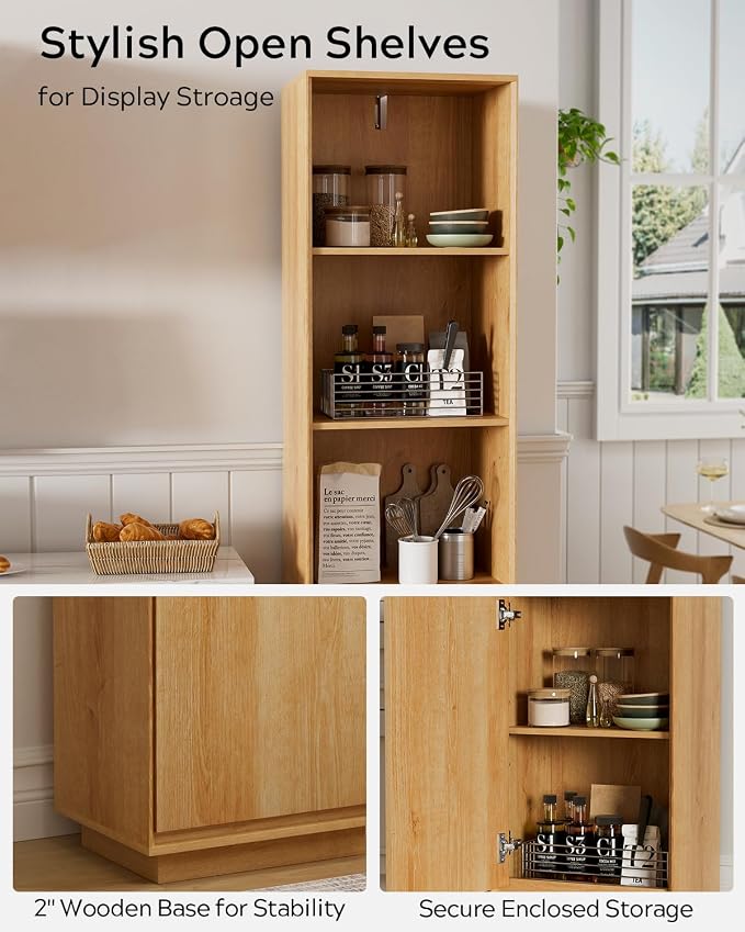 67" Tall Bathroom Cabinets Set of 2 - Image 4