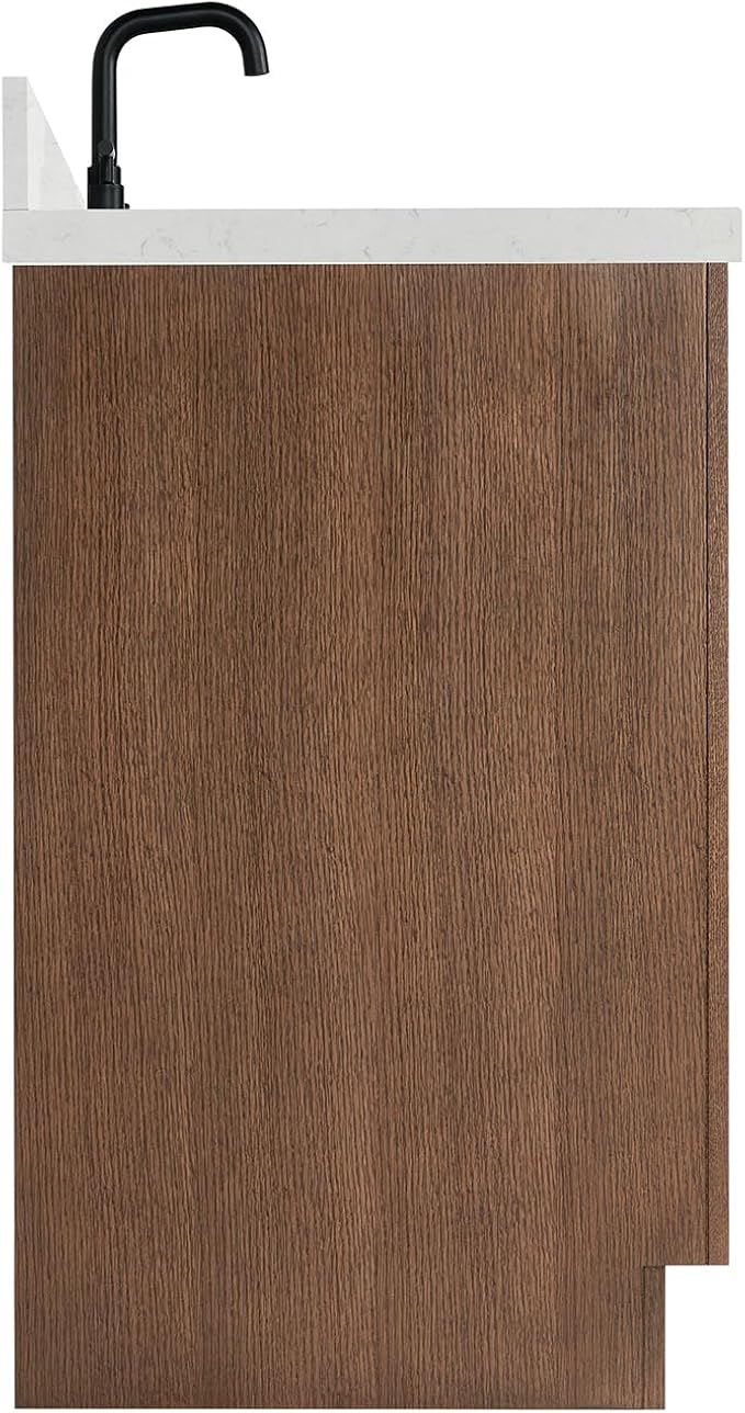 ARIEL Hepburn 66 Inch Single Rectangular Sink Bathroom Vanity - Image 5