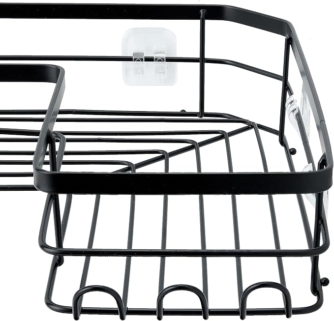 Amazon Basics Corner Shower Caddy Organizer, Stainless Steel - Image 3