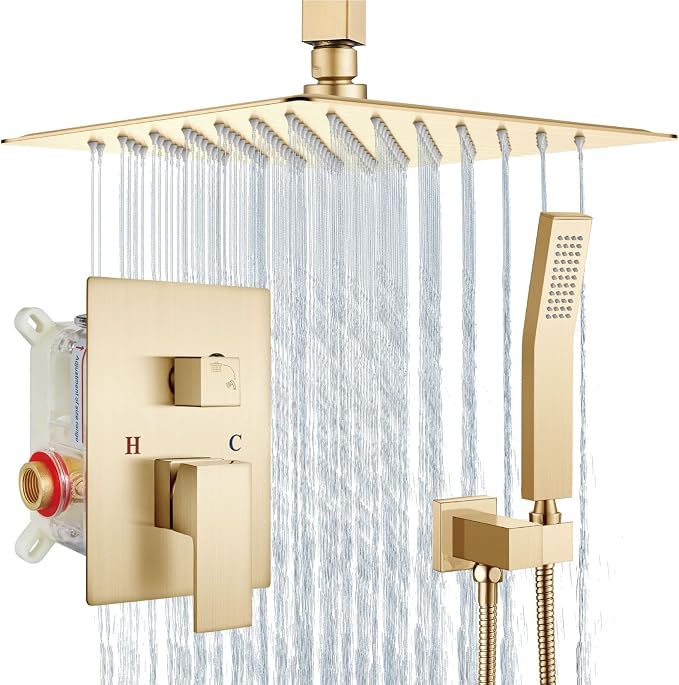 Aolemi Ceiling Mount Shower System Rain Shower Head by Aolemi