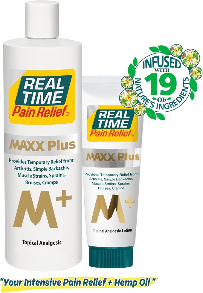 Real Time Pain Relief MAXX Plus - 7oz Tube | Intensive Formula - Image 8