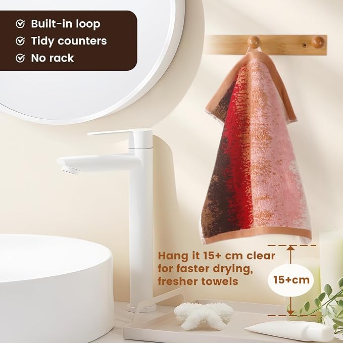 SEMAXE 100% Cotton Washcloths for Bathroom - Image 5