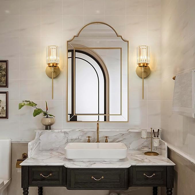 Single Gold Wall Sconce, Modern Vanity Lighting Fixture - Image 5