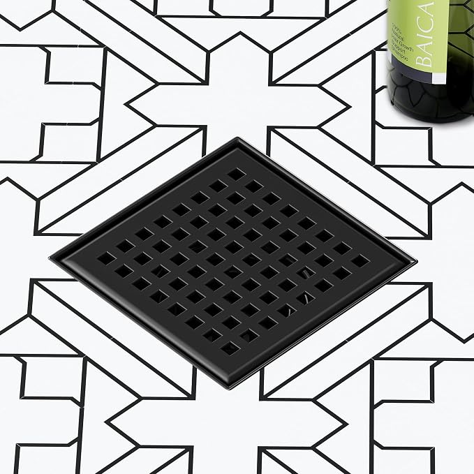 Neodrain 4 Inch Square Shower Drain by Neodrain