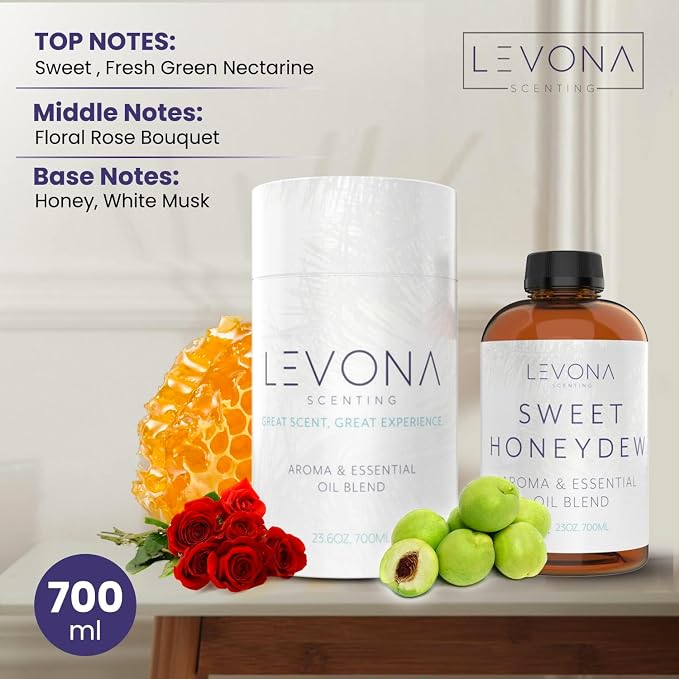 Levona Scent Oil Diffuser Essential Oils: Essential Oils Home Luxury Scents - Image 2