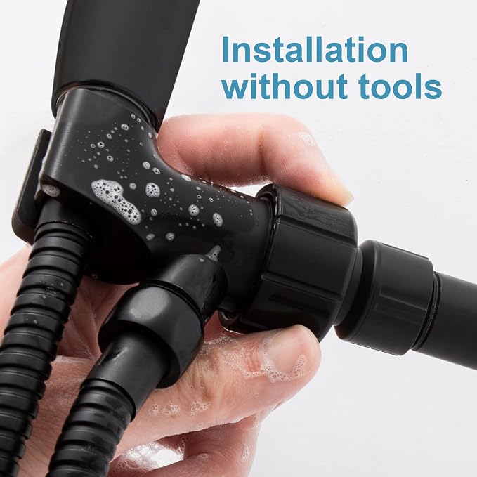OFFO Shower Head Holder for Handheld Shower Head, Adjustable Shower Arm Mount - Image 4