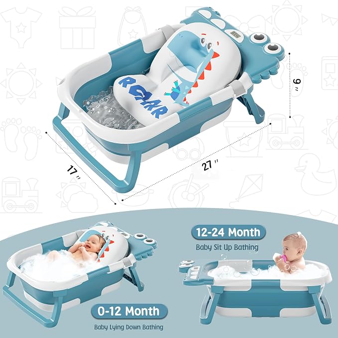 MoreFeel Collapsible Baby Bathtub - Image 6