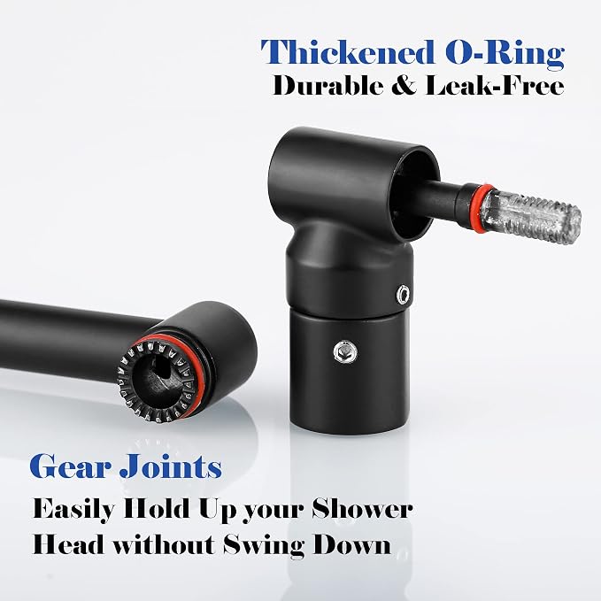 Matte Black Shower Head Extension - Image 6