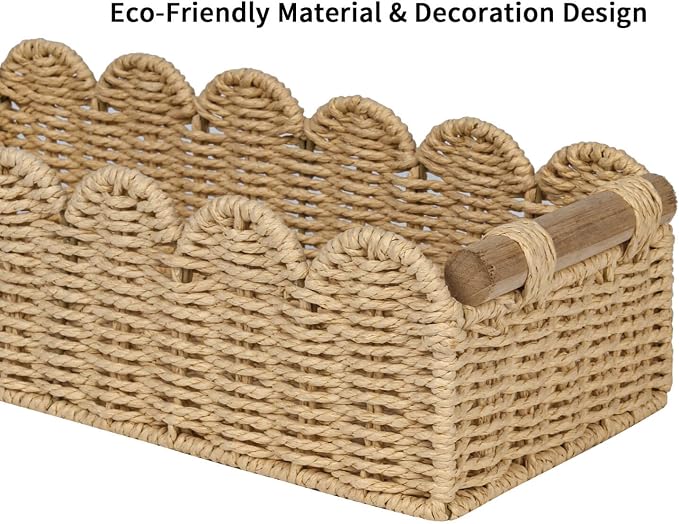 CubesLand Scalloped Edge Decor Baskets - Image 8