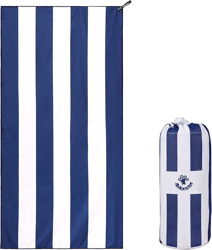 4Monster Microfiber Beach Towel Quick Dry, Super Absorbent Lightweight Travel by 4Monster